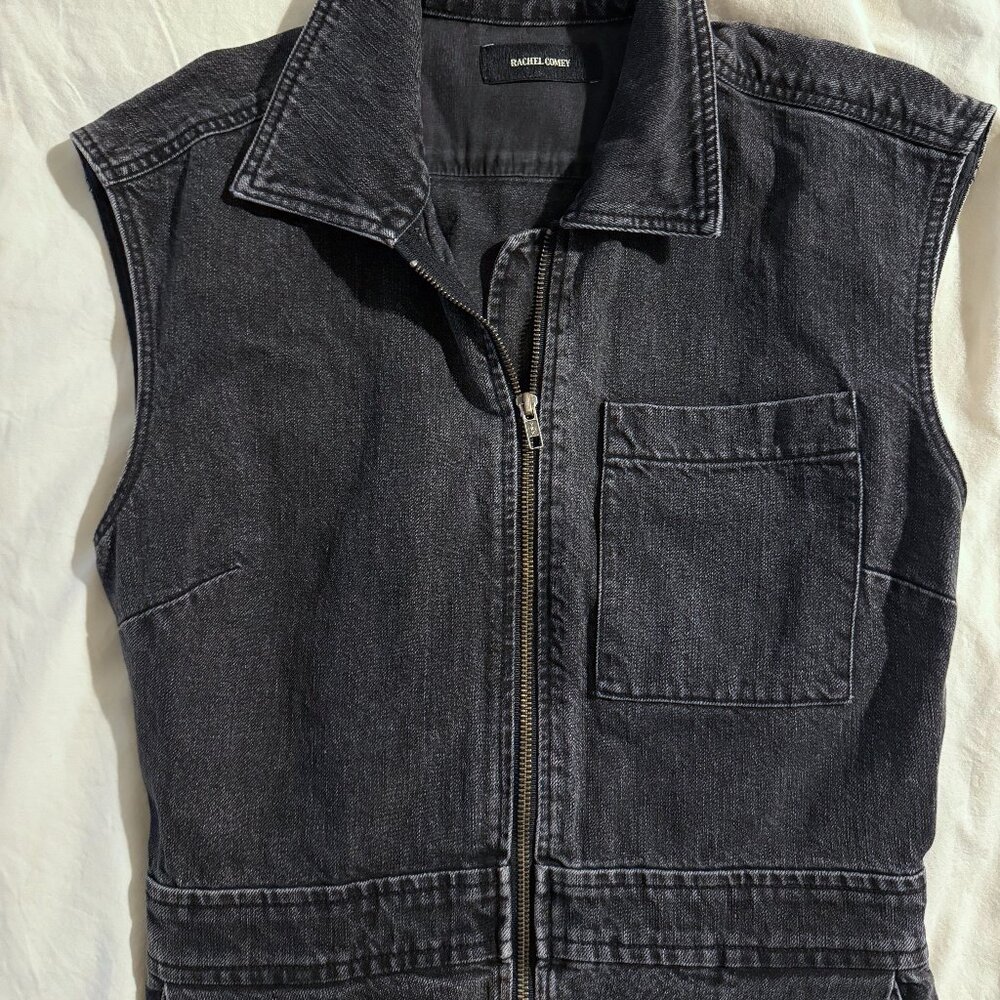 Rachel Comey – Annin Jumpsuit in Washed Black – Size 4